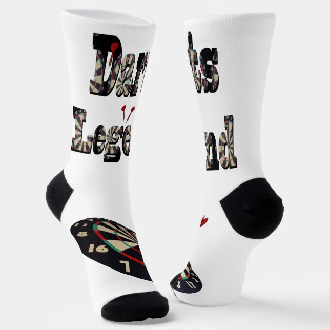 Chaussette Darts Legend, Sockets Full Print Crew (Angulaire)