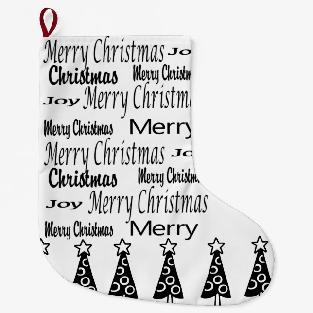 Chaussette de Noël, (Devant)