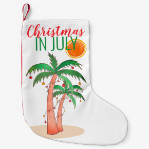 Chaussette de Noël de Noël en juillet