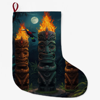 Chaussette de Noël des Dieux Tiki