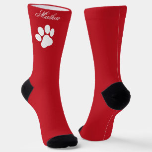 Chaussette de Noël festive avec votre nom personna