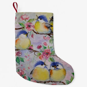 Chaussette de Noël Oiseaux Mignons