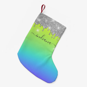 Chaussette de Noël personnalisée avec ombre de nom