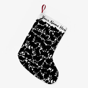 Chaussette de Noël personnalisée Chat Art Chausset