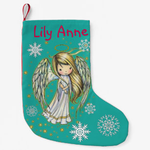Chaussette de Noël personnalisée Little Star Angel