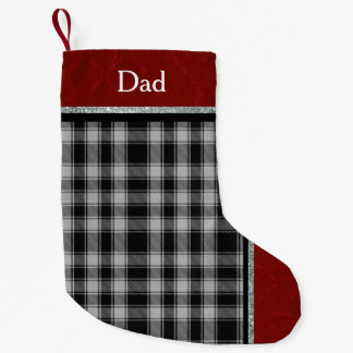 Chaussette de Noël personnalisée MacPhee Plaid