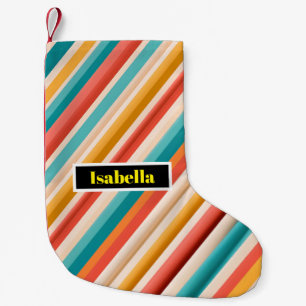Chaussette De Noël Petite bande rétro personnalisée