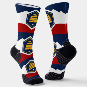 Chaussette de sport à équipage athlétique avec dra