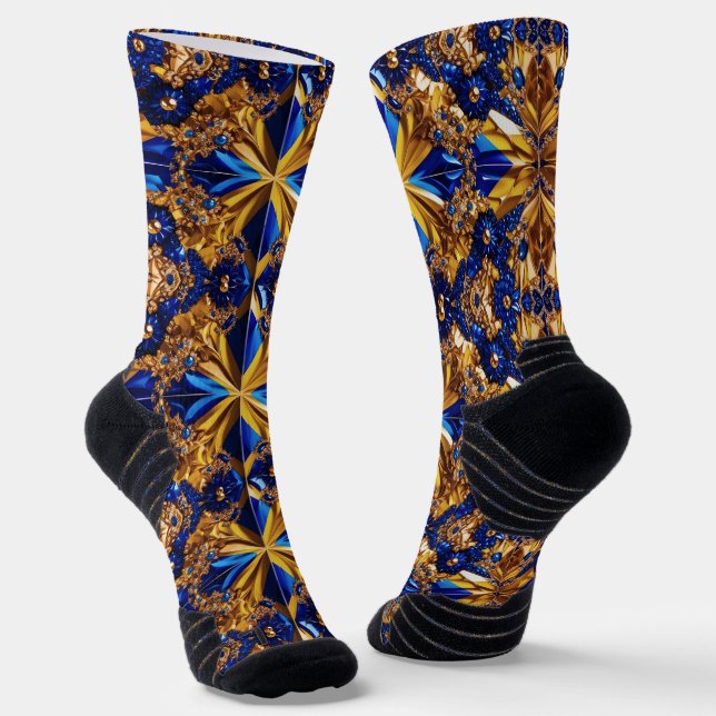 Chaussette de sport à liseré aux couleurs de la Su (Angulaire)