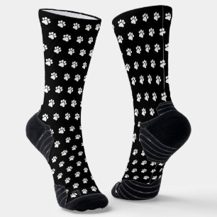 Chaussette de sport à motif de patte pour athlètes