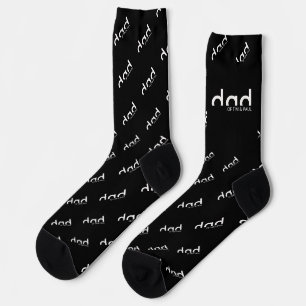 Chaussette Design moderne simple père avec enfants Noms enfan