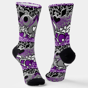 Chaussette Dessin Vague de Fierté Ace