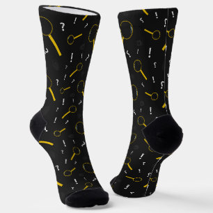 Chaussette Détective Spyglass et Motif d'empreintes digitales