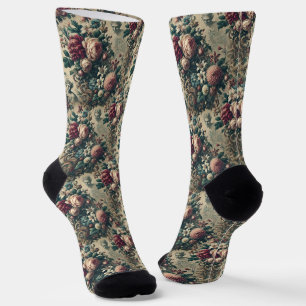 Chaussette Diables de Dandy - Tapisserie victorienne gothique