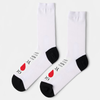 Chaussette Dieu Coeur toi