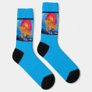 Chaussette Dinosaur "Art par Enfants"