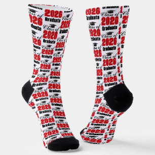 Chaussette Diplômé de la promotion rouge 2026