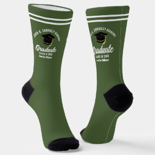 Chaussette Diplômé de l'Armée de terre vert