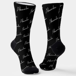 Chaussette do-it-yourself Chaussettes Nom ou texte du scrip