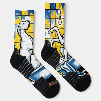 Chaussette Dogue allemand baignant