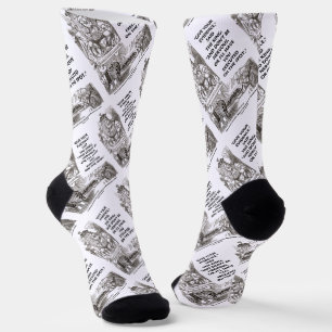 Chaussette Donnez vos preuves ne soyez pas nerveux pays des m