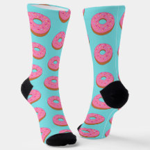 Donut à anneaux roses - Amusant Toon Nourriture No