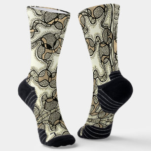 Chaussette Doodart blanc et chaussettes bronzées