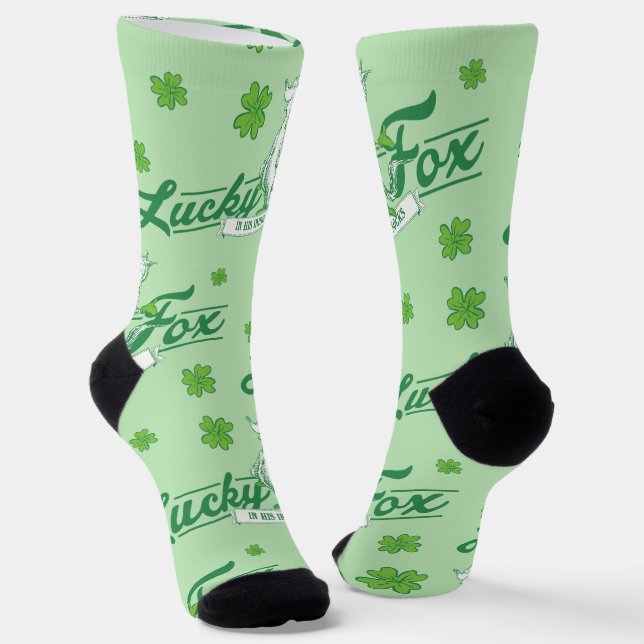 Chaussette Dr Seuss | Lucky Fox Dans Ses Chaussettes Irlandai (Angulaire)