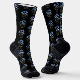 Chaussette Dragon de Silver Metallic