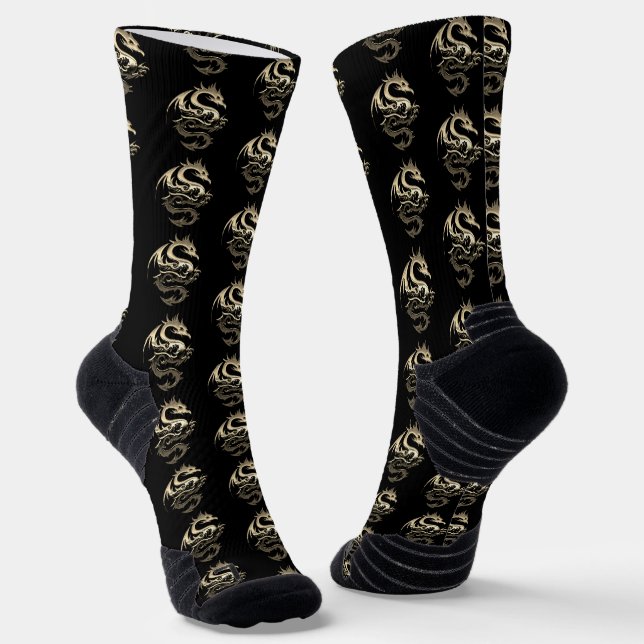 Chaussette Dragon métallique (Angulaire)
