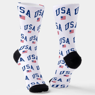Chaussette Drapeau américain de la fête de l'indépendance pat
