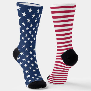 Chaussette Drapeau américain étoiles et rayures Drapeau patri