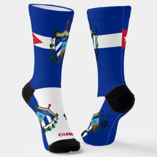 Chaussette Drapeau cubain Patriotique, Durable Cuba Premium