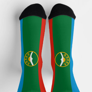 Chaussette Drapeau de Karatchaïevo-Tcherkessie