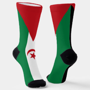 Chaussette Drapeau de la République arabe sahraouie démocrati