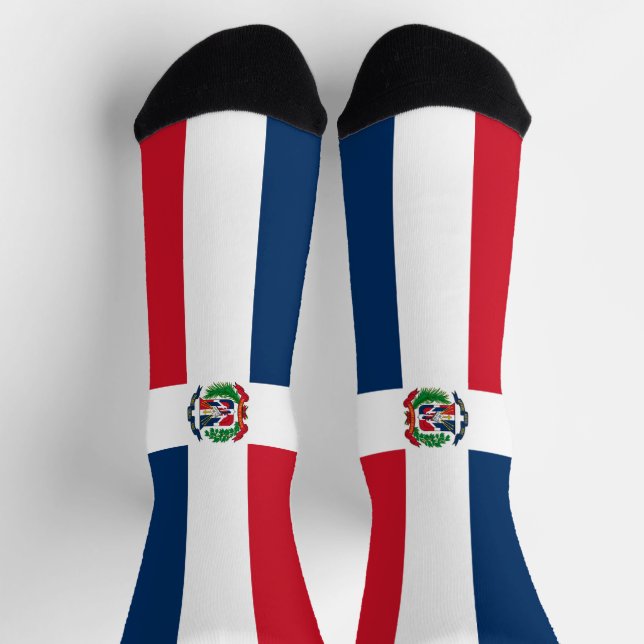 Chaussette Drapeau de la République Dominicaine (Haut)