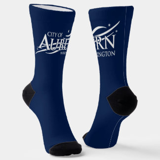 Chaussette Drapeau de la ville d'Auburn (Washington)