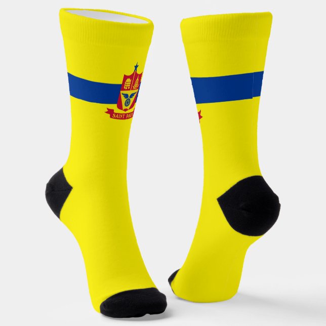 Chaussette Drapeau de la ville de Saint Paul (Minnesota) (Angulaire)