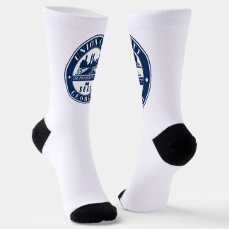 Chaussette Drapeau de la ville d'Union City (Géorgie)
