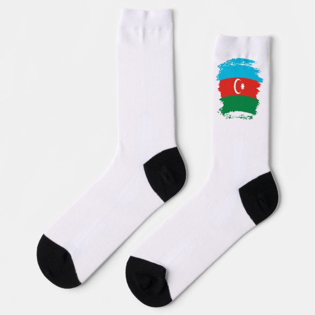 Chaussette Drapeau de l'Azerbaïdjan (Gauche)