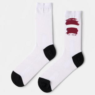 Chaussette Drapeau de Lettonie