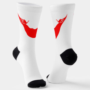 Chaussette Drapeau de l'île de Pâques