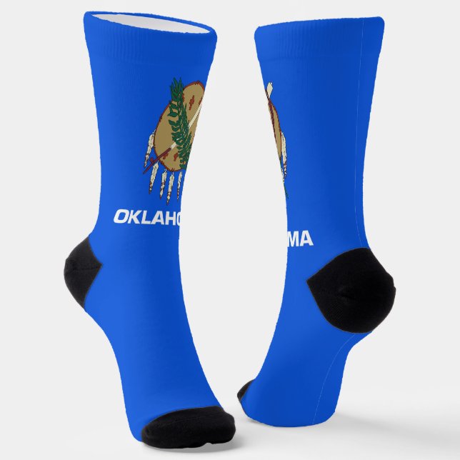 Chaussette Drapeau de l'Oklahoma (Angulaire)
