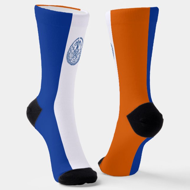 Chaussette Drapeau de New York (Angulaire)