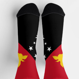 Chaussette Drapeau de Papouasie-Nouvelle-Guinée