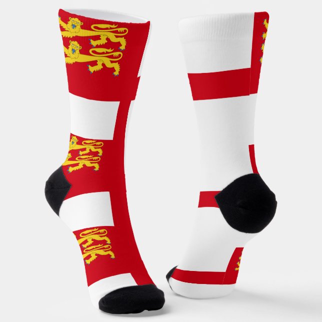 Chaussette Drapeau de Sercq (Angulaire)