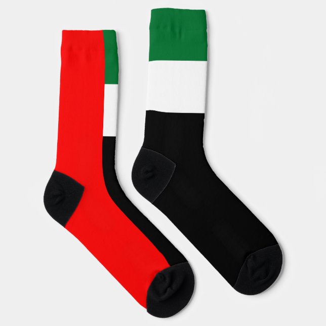 Chaussette Drapeau des Émirats Arabes Unis Patriotique (Droite)