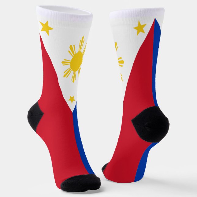 Chaussette Drapeau des Philippines (Angulaire)