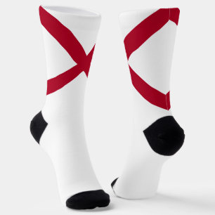 Chaussette Drapeau d'État de l'Alabama Fun Alabamian Pride