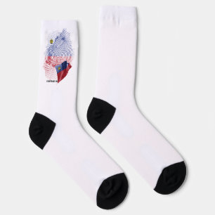 Chaussette drapeau du Liechtenstein
